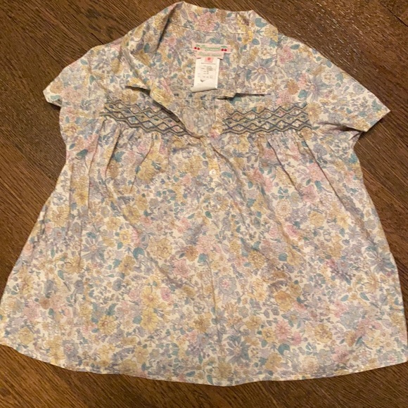 Bonpoint Brodi Main girls blouse top - Picture 4 of 6
